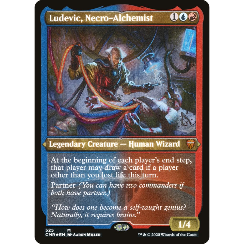 Ludevic Necro-Alchemist (CMR-525) Etched Foil - Single