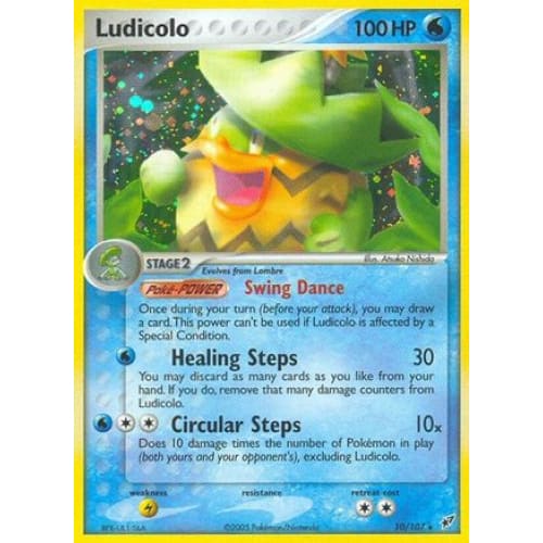 Ludicolo (010/107) Holo Rare Reverse Holofoil - Single