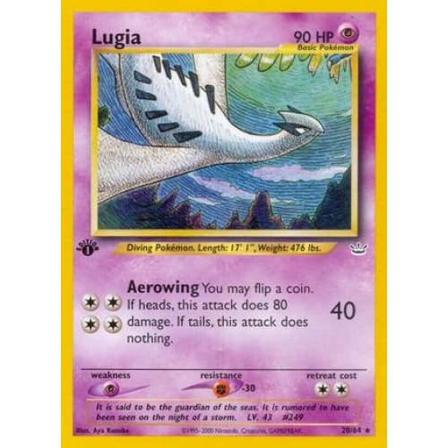 Lugia (020/064) Rare Classic Unlimited - Single