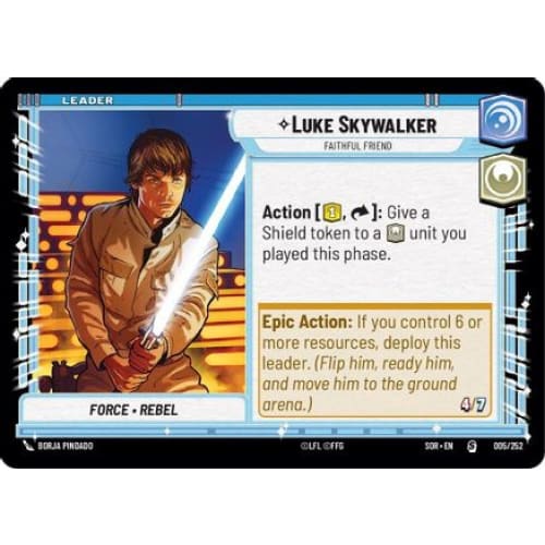 Luke Skywalker - Faithful Friend (005/252) - Spark