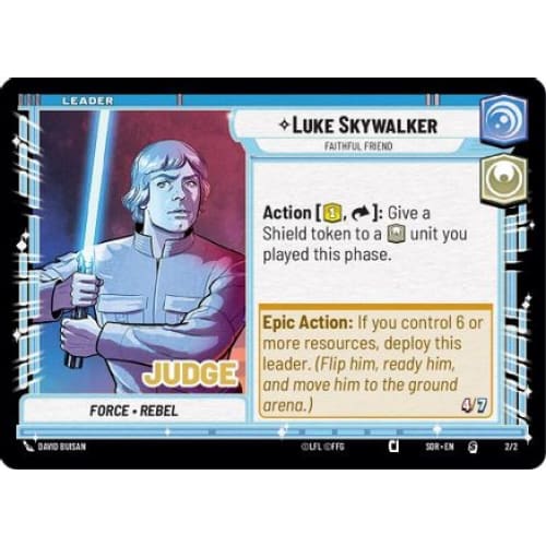 Luke Skywalker - Faithful Friend (3/002) - Judge Promos