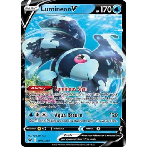 Lumineon V (SWSH250/184) Promo Holofoil - Single