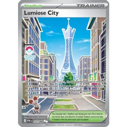 Lumiose City - 111/088 (111) Ultra Rare Holofoil - Single