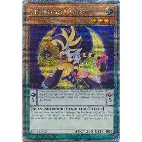 Lunalight Tiger (Quarter Century Secret Rare) - RA04-EN020
