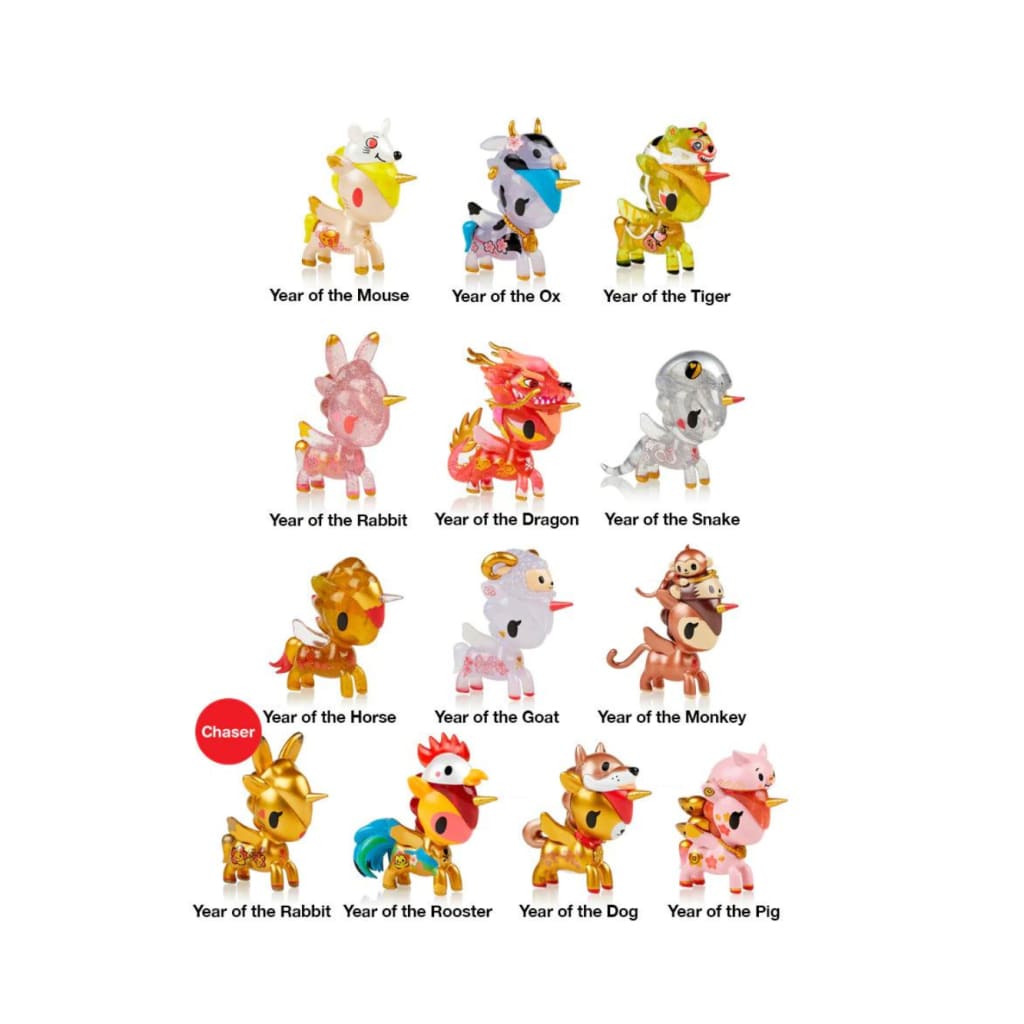 Lunar Calendar Unicorno Metallico Blind Box by Tokidoki
