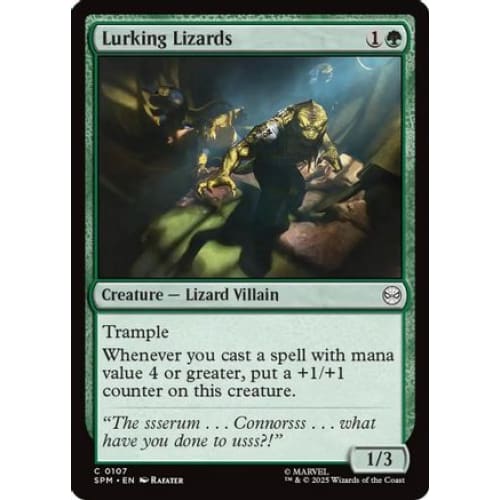 Lurking Lizards (SPM-107) Foil - Single