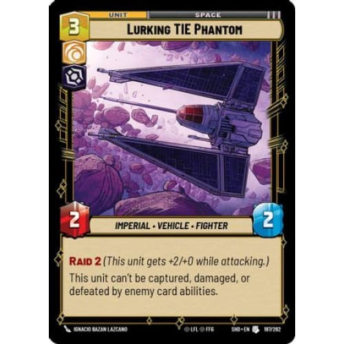 Lurking TIE Phantom (187/262) - Shadows of the Galaxy