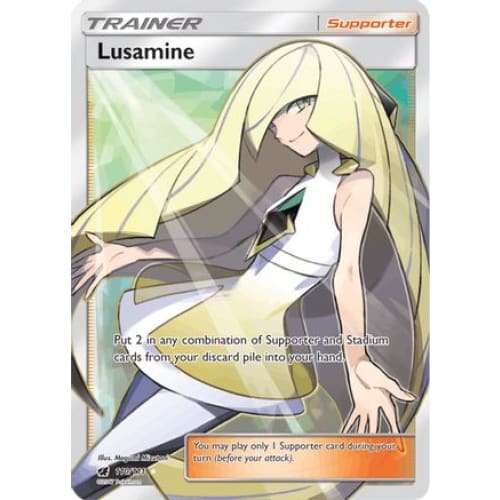 Lusamine (110/111) Ultra Rare Holofoil - Single