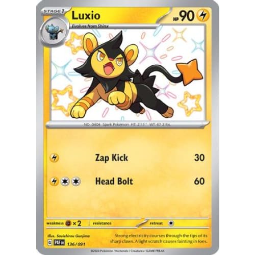 Luxio (136) Shiny Rare Holofoil - Single