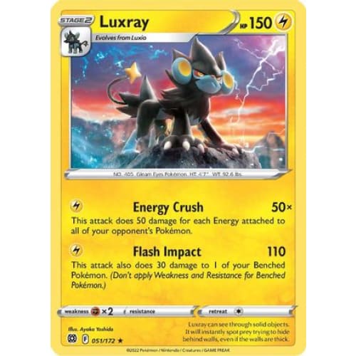 Luxray (051/172) Rare Classic - Single