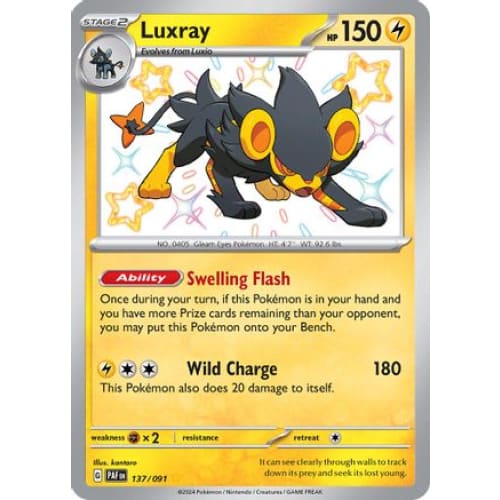 Luxray (137) Shiny Rare Holofoil - Single