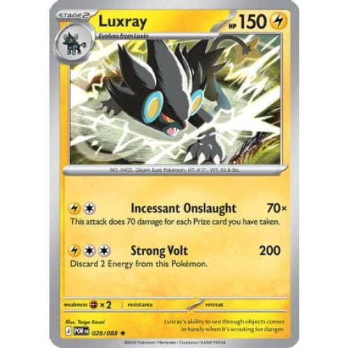 Luxray (28) Rare Classic Holofoil - Single