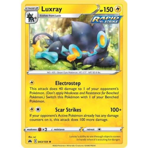 Luxray (43) (043) Rare Classic Reverse Holofoil - Single
