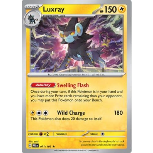 Luxray (71) Rare Classic Holofoil - Single