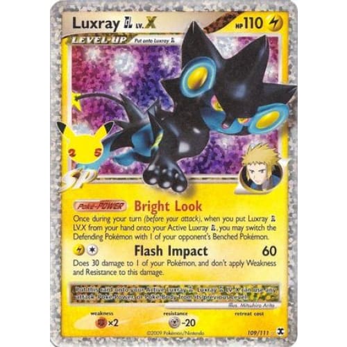 Luxray GL LV.X (109/025) Rare Holofoil - Single