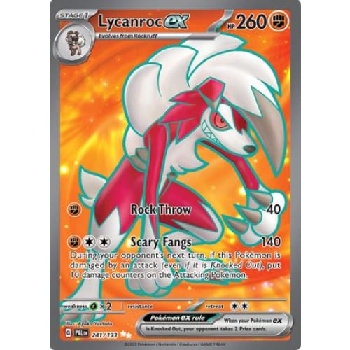 Lycanroc ex - 241/193 (241) Ultra Rare Holofoil - Single