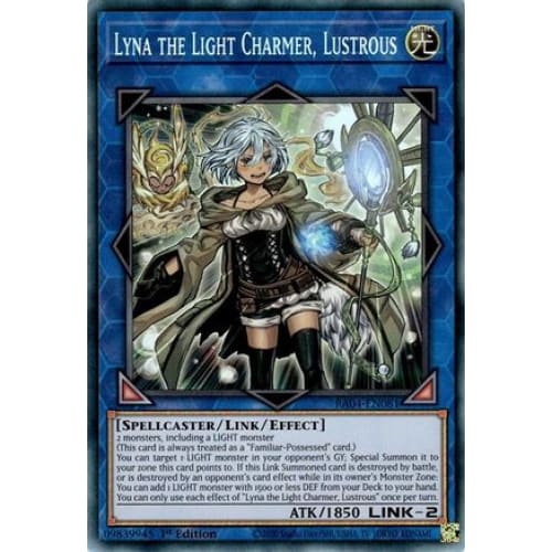 Lyna the Light Charmer Lustrous (PCR) - RA04-EN081