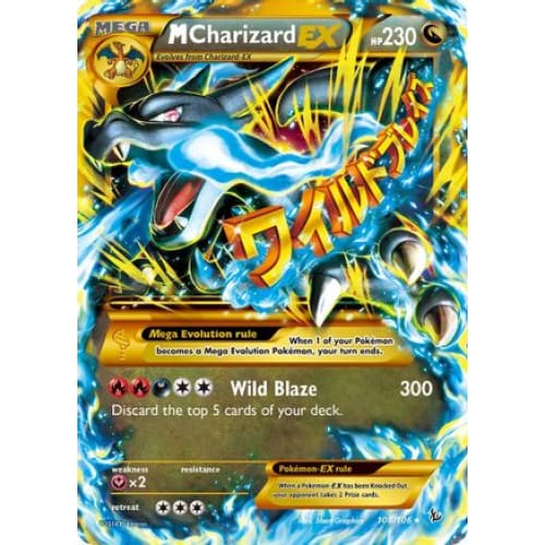 M Charizard-EX (108/106) Secret Rare Holofoil - Single