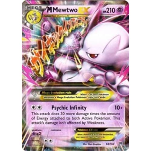 M Mewtwo-EX (064/162) Holo Rare Holofoil - Single