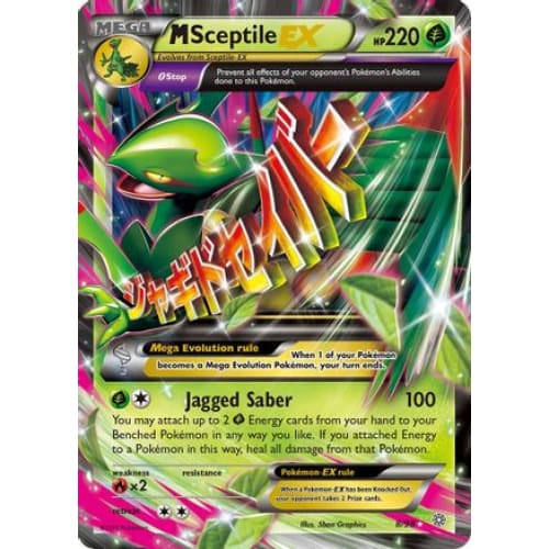 M Sceptile-EX (008/098) Holo Rare Holofoil - Single