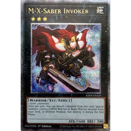 M-X-Saber Invoker (Quarter Century Secret Rare)