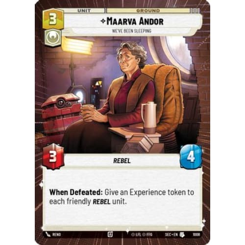 Maarva Andor - We’ve Been Sleeping (Hyperspace Foil) (1008)
