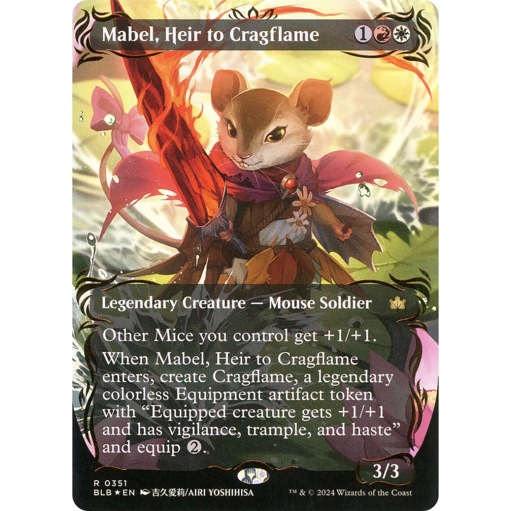 Mabel Heir to Cragflame (BLB-351): (Showcase) (Borderless)