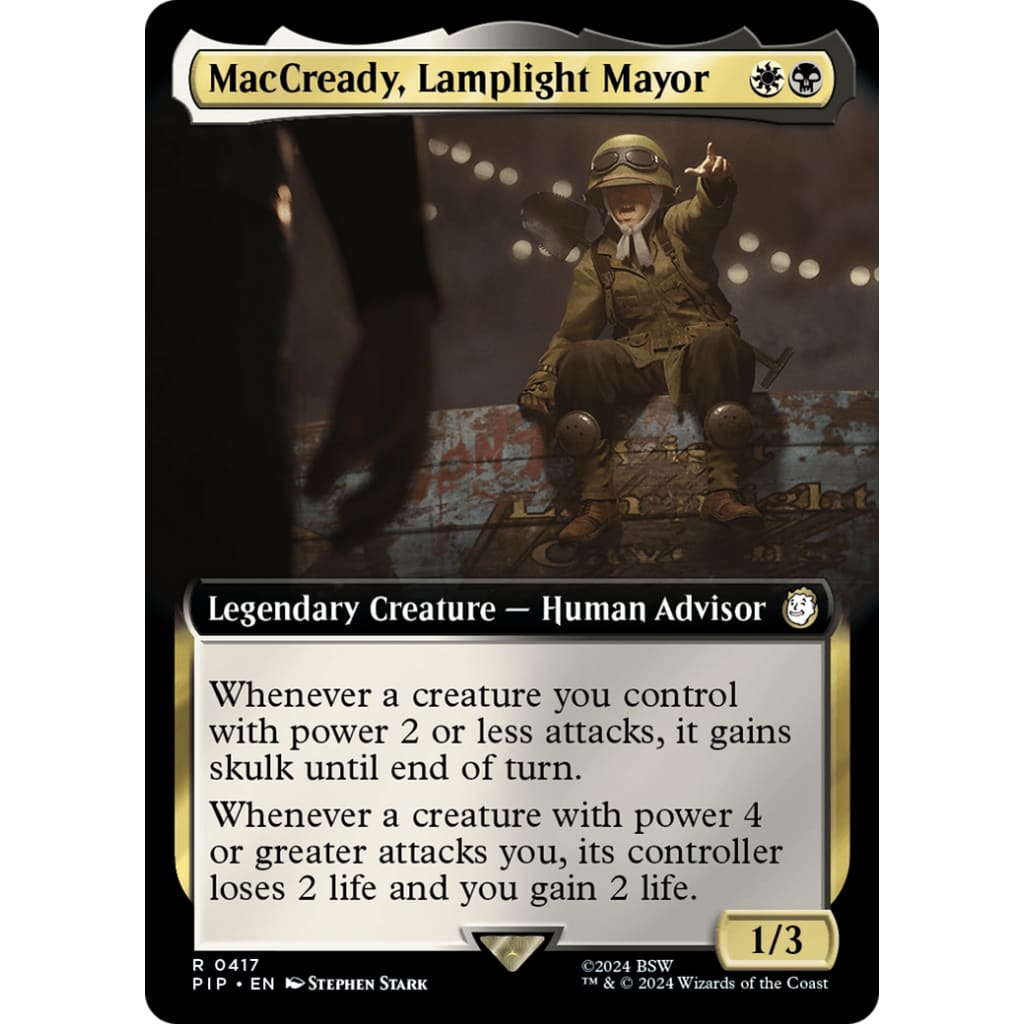 MacCready Lamplight Mayor (PIP-417): (Extended Art) - Single