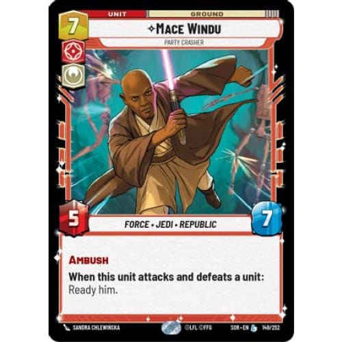 Mace Windu - Party Crasher (149/252) - Spark of Rebellion