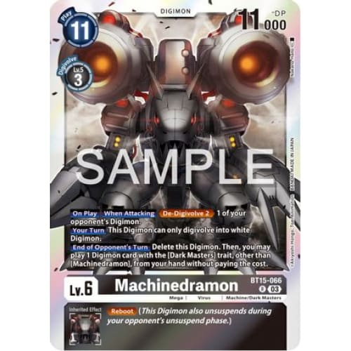 Machinedramon - BT15-066 - Rare Foil - Single