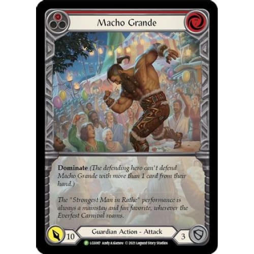 Macho Grande (Red) (FLESH AND BLOOD: PROMO CARDS) Rainbow