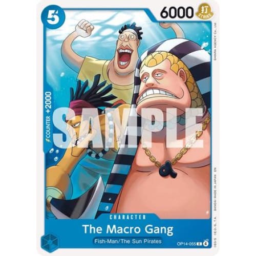 The Macro Gang OP14-055 C Azure Sea’s Seven - Single