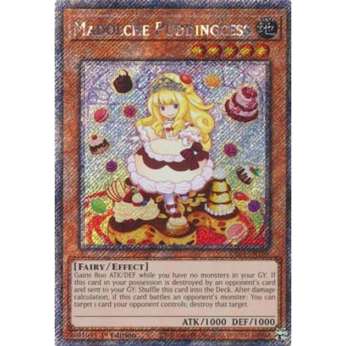 Madolche Puddingcess (Platinum Secret Rare) - RA04-EN186