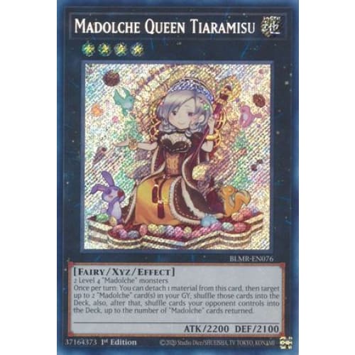 Madolche Queen Tiaramisu - BLMR-EN076 Secret Rare 1st