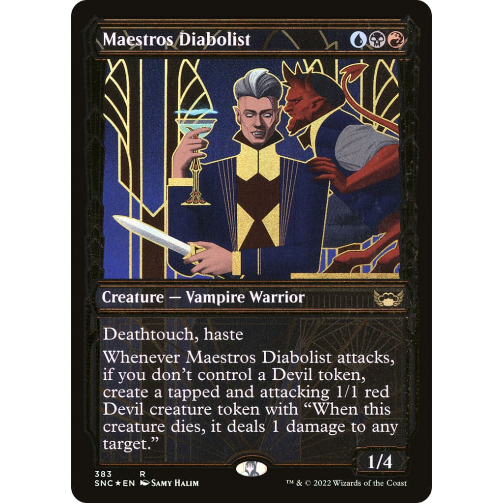 Maestros Diabolist (SNC-383): (Showcase) Foil - Single