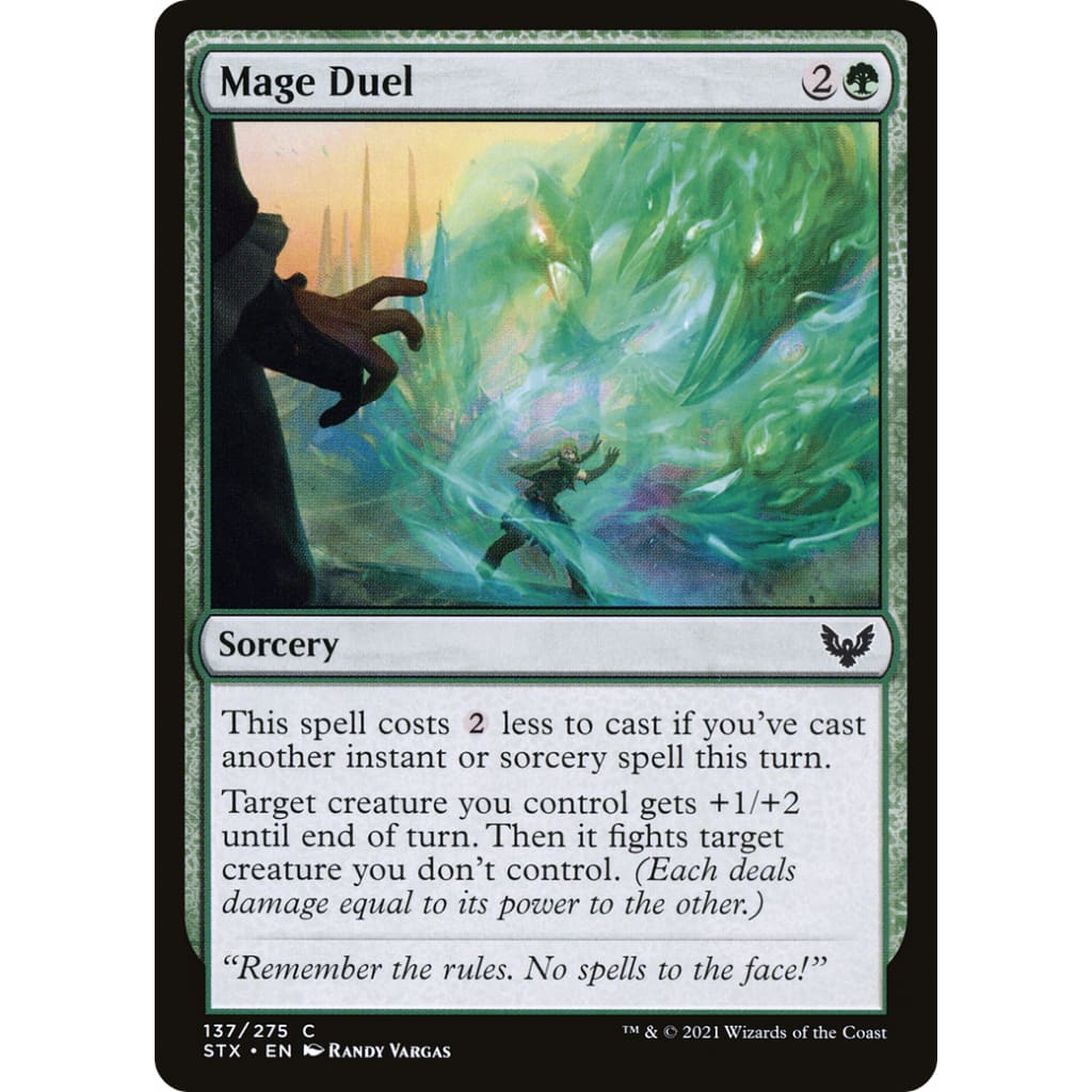 Mage Duel (STX-137) Foil - Single