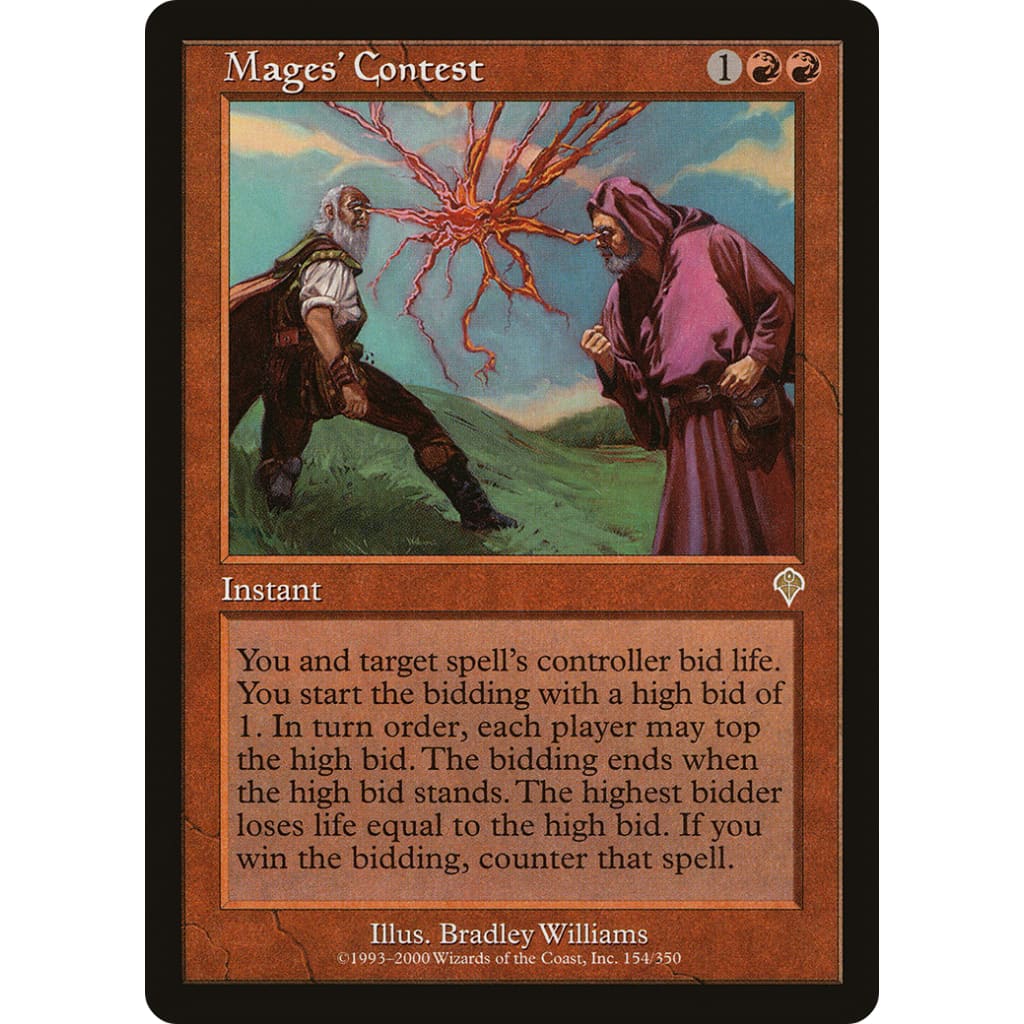 Mages’ Contest (INV-154) Foil - Single