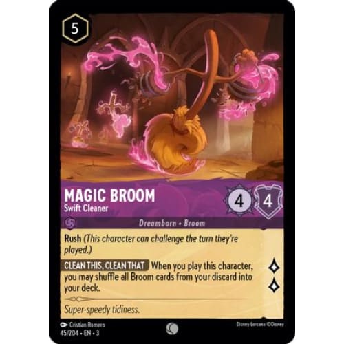 Magic Broom - Swift Cleaner (45//204) - Into the Inklands
