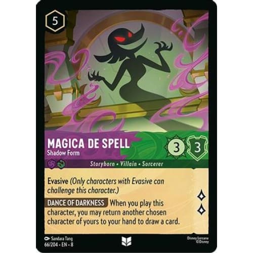 Magica De Spell - Shadow Form (66/204) - Reign of Jafar