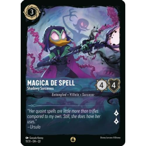 Magica De Spell - Shadowy Sorceress (11/31) - Illumineers