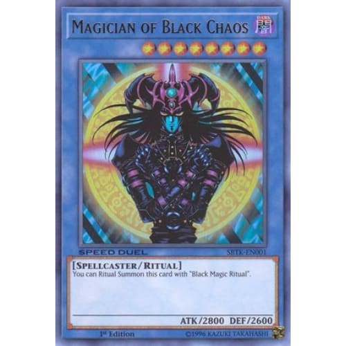 Magician of Black Chaos (SBTK-EN001) Ultra Rare 1st Edition