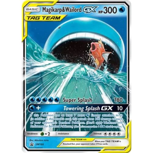 Magikarp & Wailord-GX (SM166/248) Promo Holofoil - Single