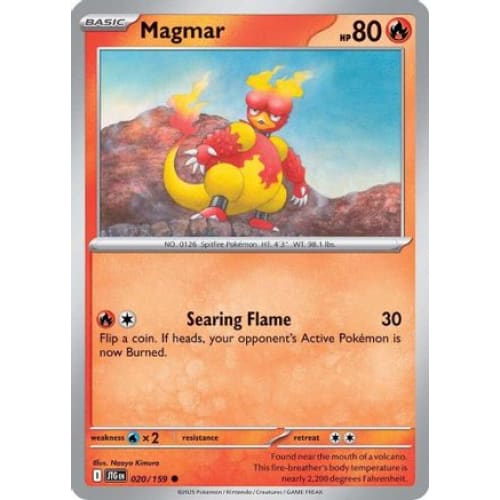 Magmar (20) Common Reverse Holofoil - Single