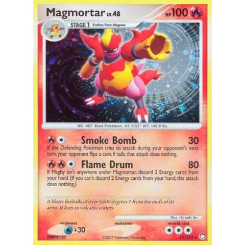 Magmortar (012/123) Holo Rare Reverse Holofoil - Single