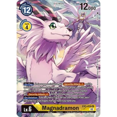 Magnadramon (Alternate Art) - EX3-036 - Rare Foil - Single