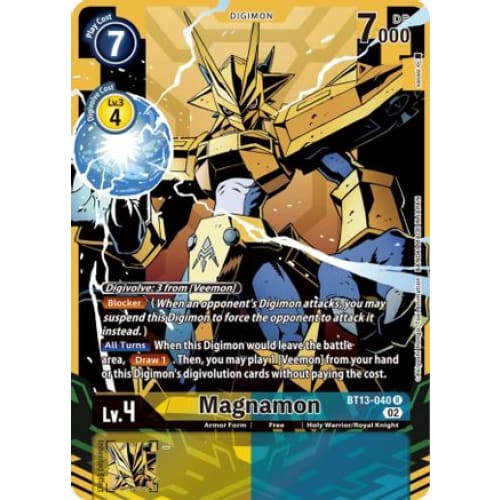 Magnamon (Alternate Art) - BT13-040 - Rare Foil - Single