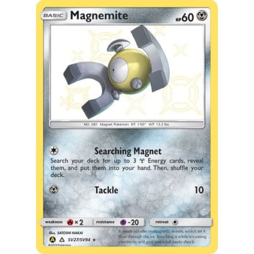 Magnemite (SV27/094) Rare Shiny Holofoil - Single