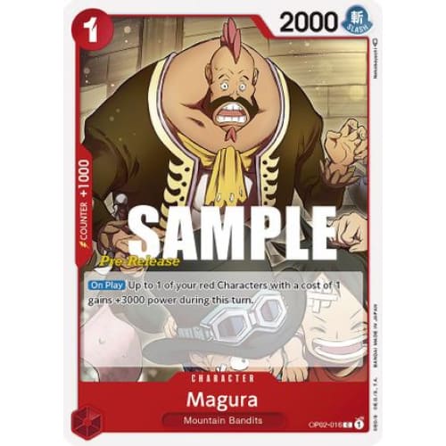 Magura OP02-016 C Paramount War Pre-Release Cards - Single