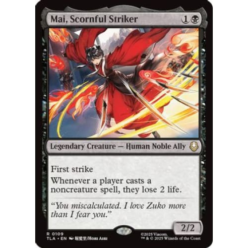 Mai Scornful Striker (TLA-109) Foil - Single