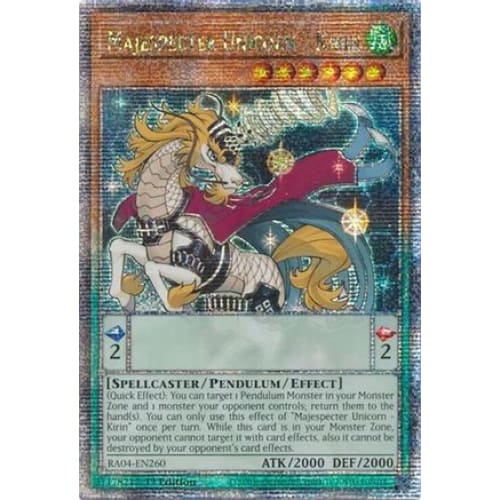 Majespecter Unicorn - Kirin (Quarter Century Secret Rare)